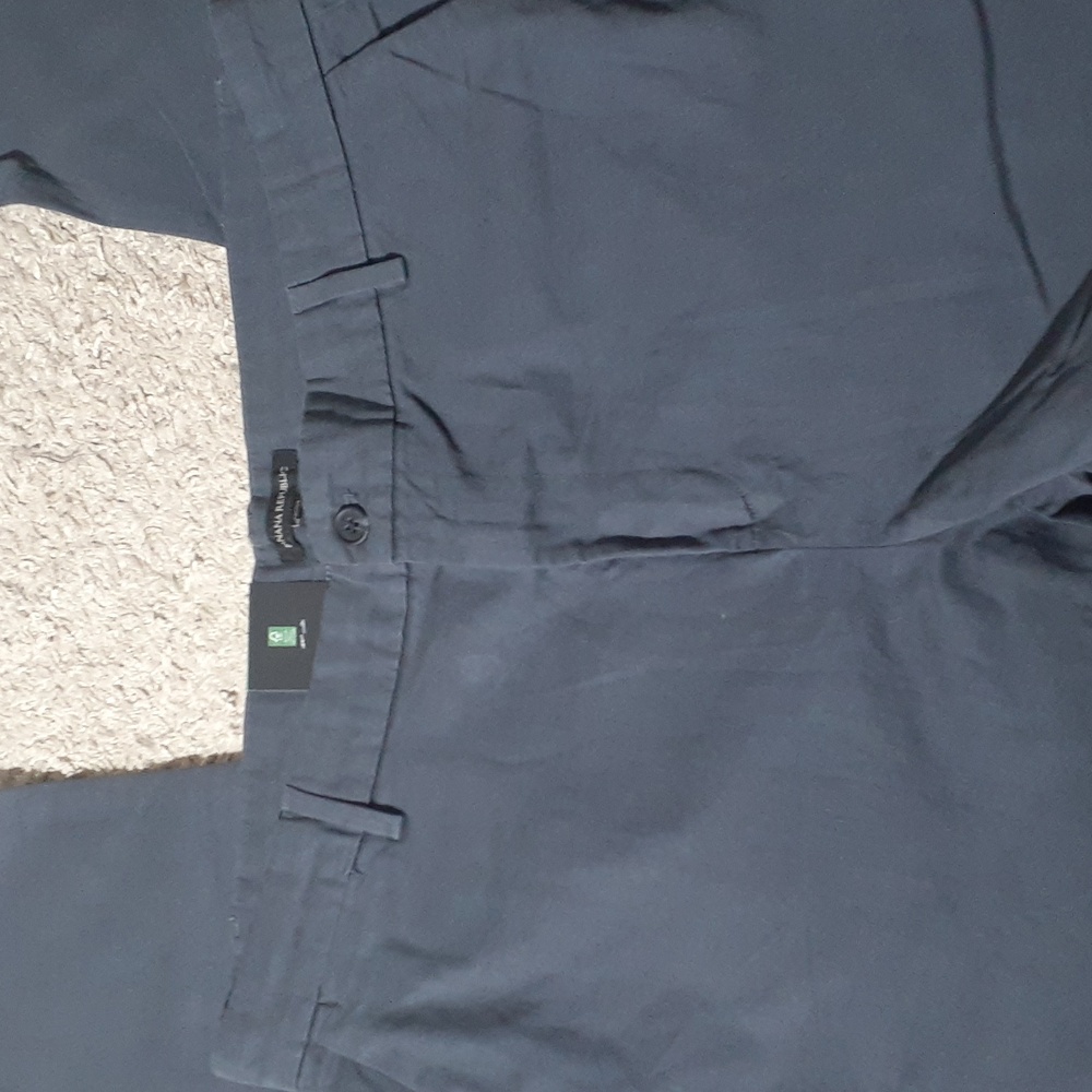 NWOT Banana Republic Flat Front Straight Fit Chinos - Gray - Picture 5 of 6